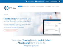 Tablet Screenshot of padline.de
